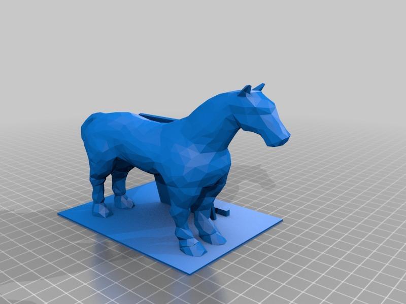 Monogramed Horse Phone Stand