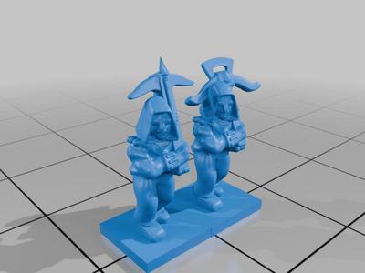 10mm Peninsular Arbalists and Archer