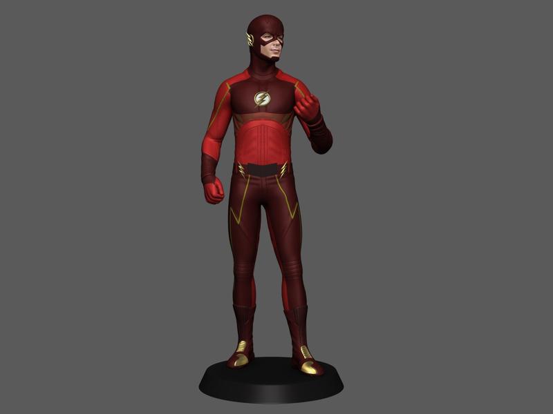 THE FLASH - DC COLLECTION - 3D PRINT COLLECTION