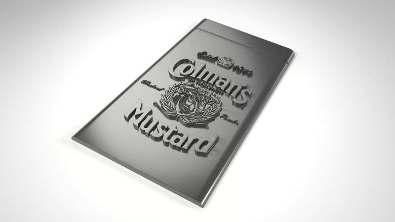 Colmans Mustard Plate