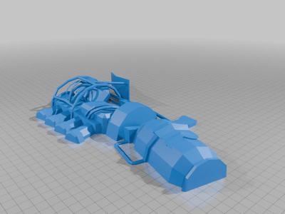 Scaled up GrizzCo Blaster Sliced