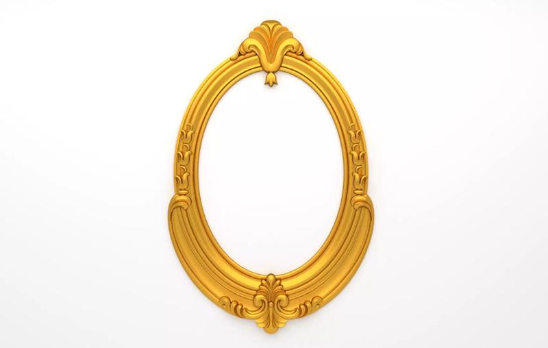 Frame mirror 3D model 10
