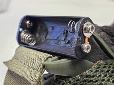 Compact AAA Battery Holder