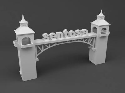 Sentosa Island Gate Singapore