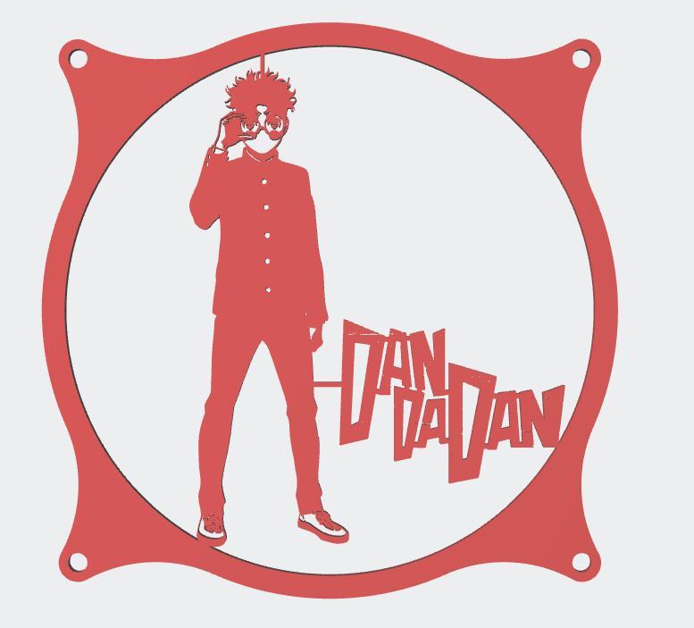 Dan Da Dan  Okarun Ken Takakura  120mm Fan Cover