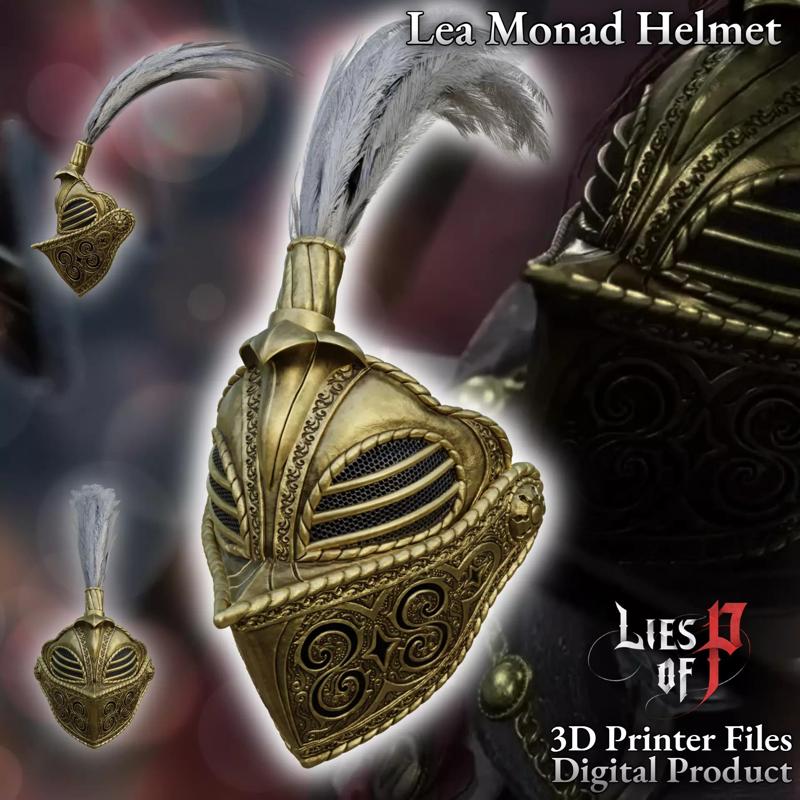 Lea Monad Cosplay Mask Helmet Lies of P