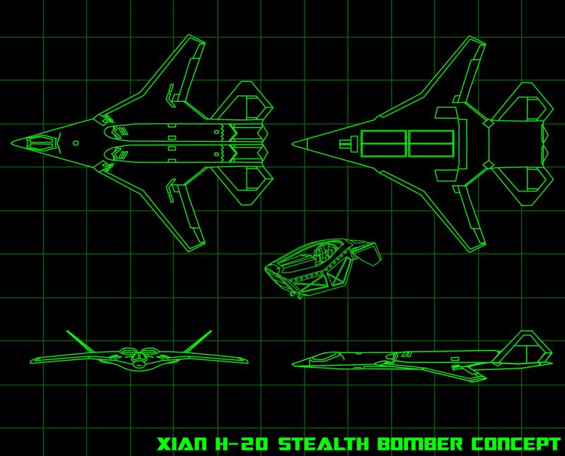 Xian Stealth Bomber Concept