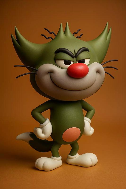 Jack 3d Model From Oggy and the Cockroaches