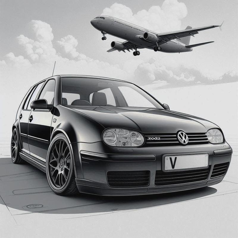 VW Golf lithophane Mk4