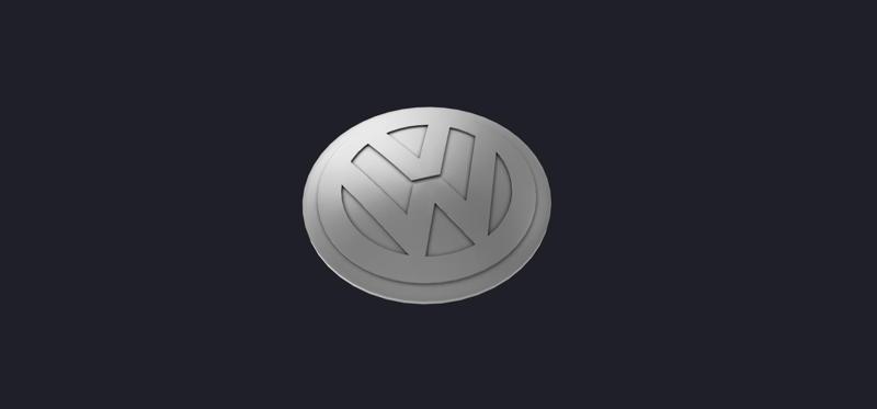 Volks Wagon Emblem 3D MODEL