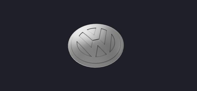 Volks Wagon Emblem 3D MODEL