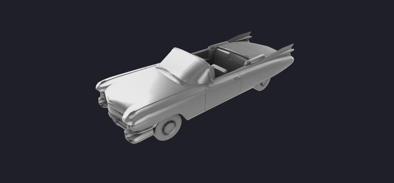 Cadillac Eldorado Biarritz Convertible (1959)  3D MODEL