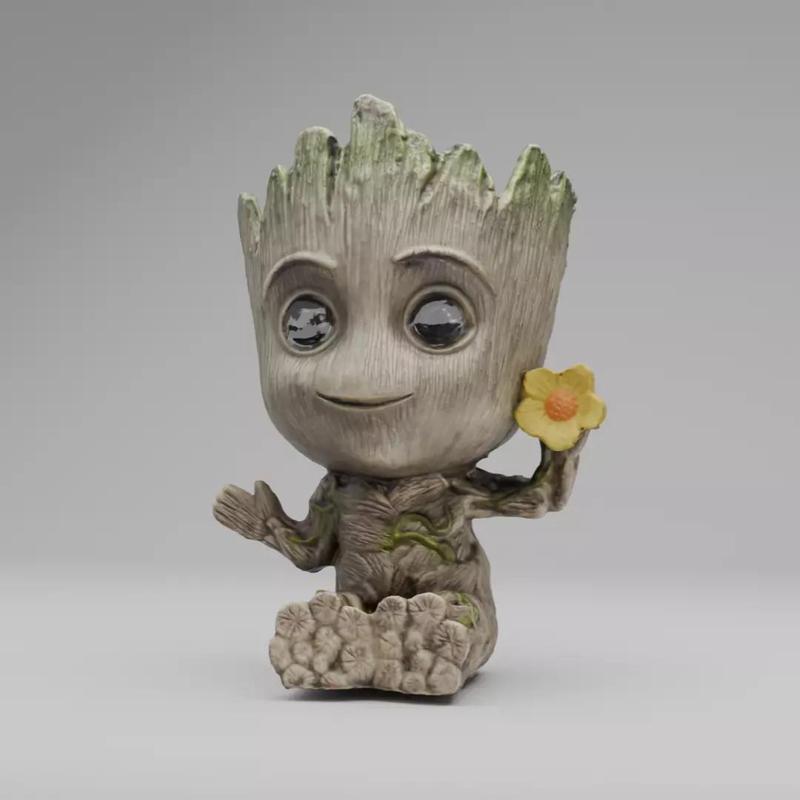 Grut 3D Model - Fantasy Cartoon Character Adorable Tree Spirit