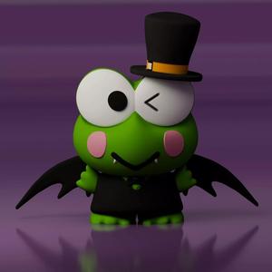 Keroppi Sanrio HelloKitty Halloween Cute Fanart