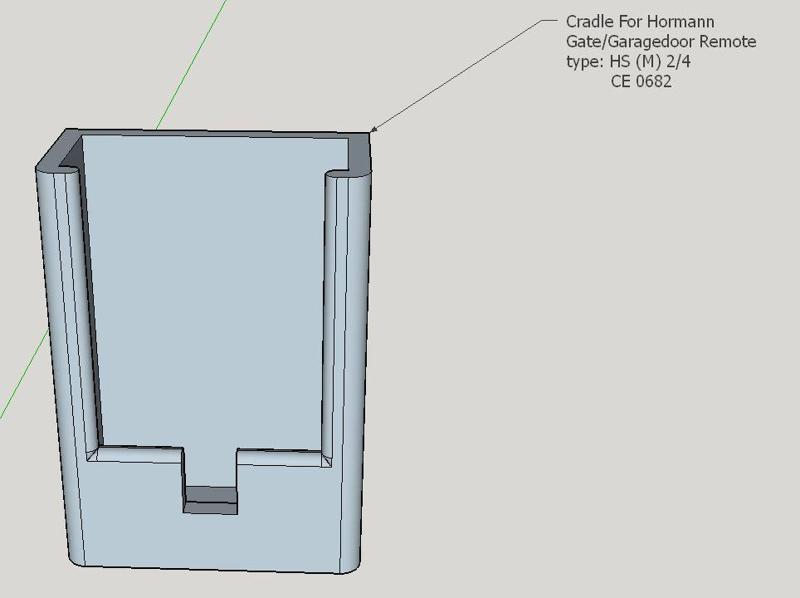 Hormann HSM4 Remote Cradle