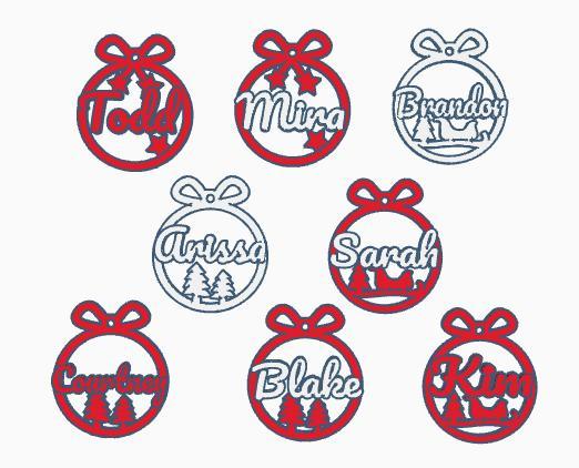 Todd, Mira, Brandon, Arissa, Sarah, Courtney, Blake, Kim, Noël