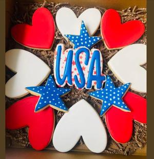 USA Forth of July Patriotic Cookie Cutter Set