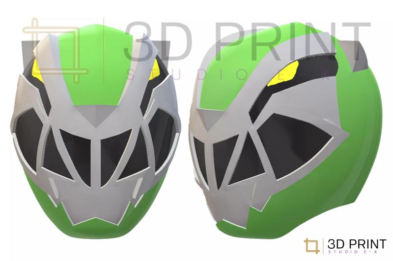 Power Rangers Dino Fury Green Ranger helmet