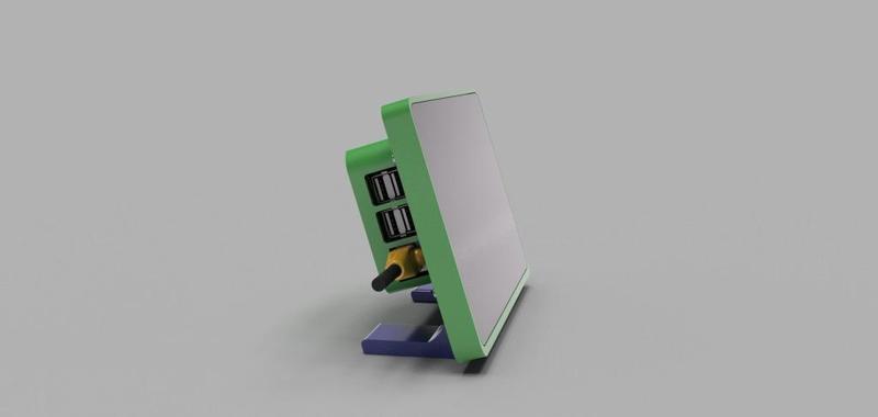 Raspberry Pi 7in display Case and stand