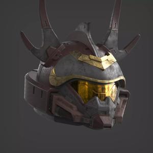 Tenrai Hakushika Cosplay Helmet and Attachment