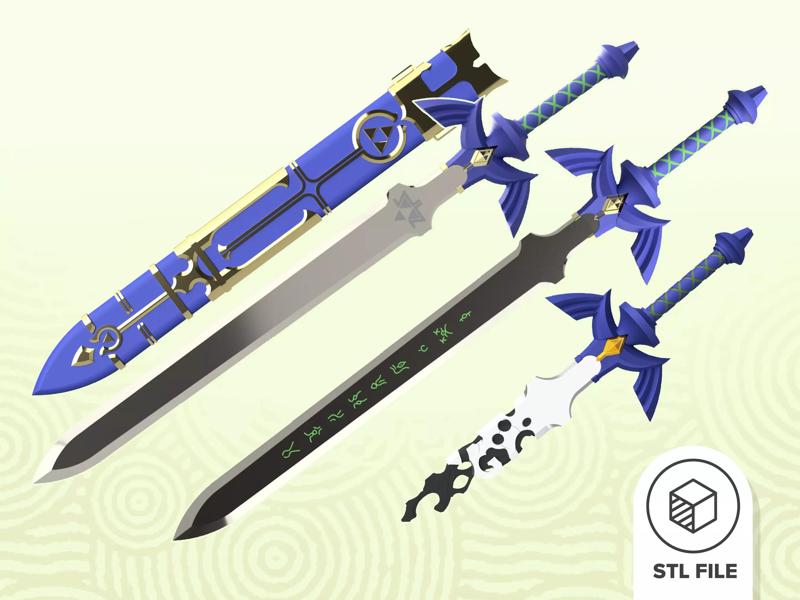 Ultimate Master Sword STL Bundle - Legend of Zelda Inspired