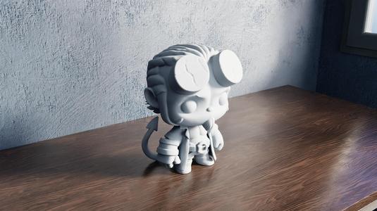 Chibi Hellboy – Mini Demon Hero