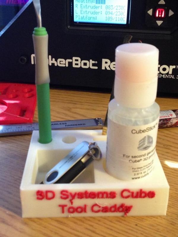 3D Systems Cube Printer Tool Caddy