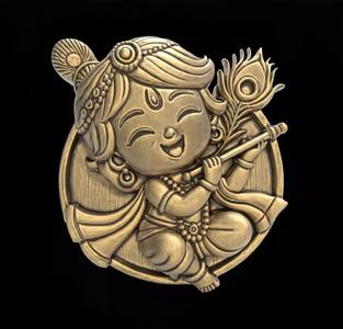 Baby Krishna 3D Model - STL File for 3D Printing