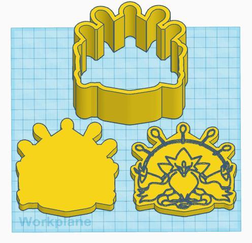 Pokemon: Mega Alakazam 3 Piece Bath Bomb Mold