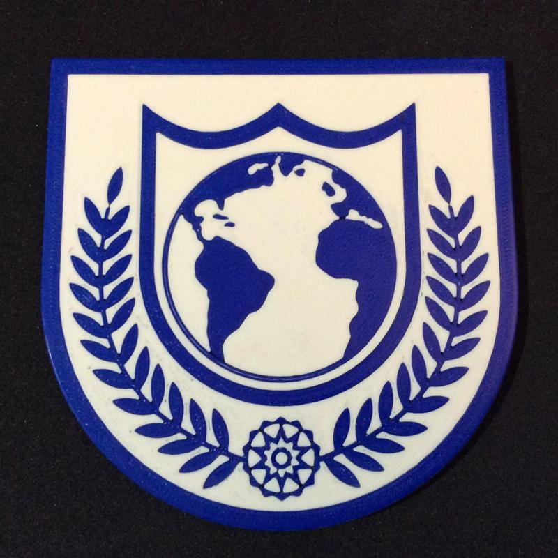 Buck Rogers Earth Defence Directorate Emblem Coaster