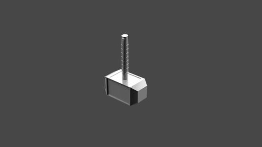 Thors Hammer Mjolnir Keychain