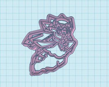 Pokemon: Diancie Cookie Cutter