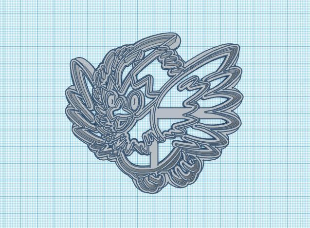 Pokemon: Rufflet Cookie Cutter