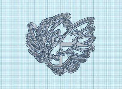 Pokemon: Rufflet Cookie Cutter
