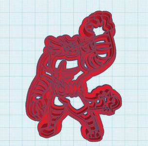 Pokemon: Incineroar Cookie Cutter