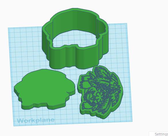 Pokemon: Mega Venusaur Bath Bomb Mold