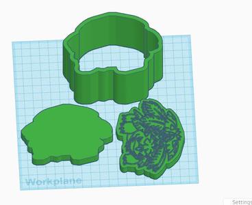 Pokemon: Mega Venusaur Bath Bomb Mold