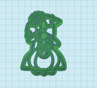 Pokemon: Lilligant Cookie Cutter