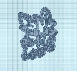 Pokemon: Lillipup Cookie Cutter