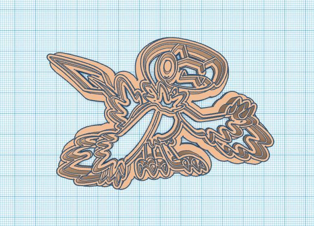 Pokemon: Archen Cookie Cutter