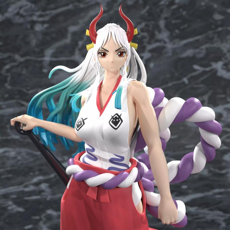 Yamato - One Piece 3D Print Model Anime Figure