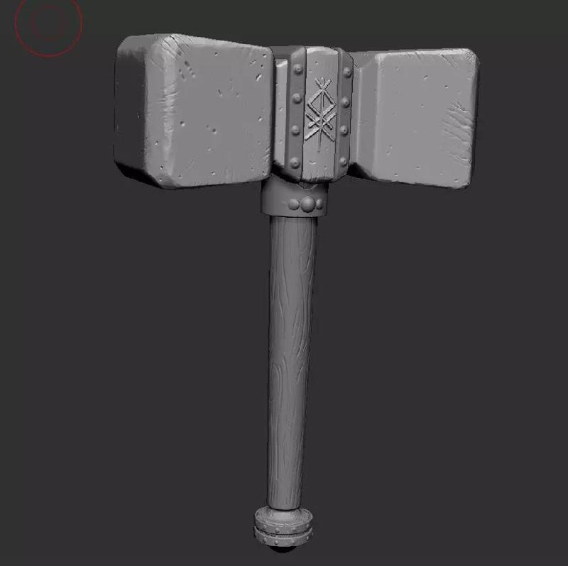 hammer high poly