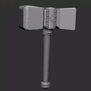 hammer high poly