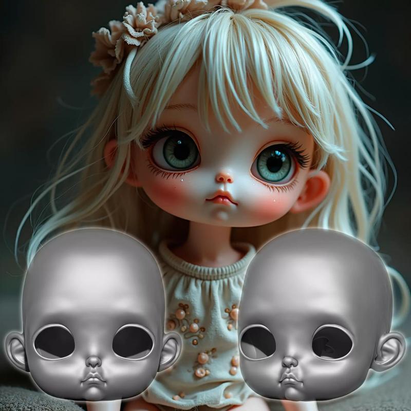 Evelyn - bjd Head bjd doll  3D Head Headspace Creative Head