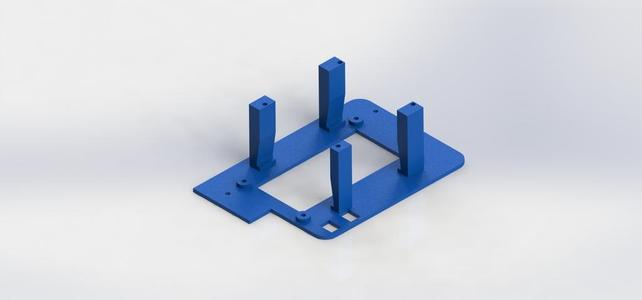 K8200 (3Drag) controller board mount w/ 80mm fan