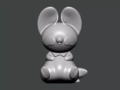 3D Model-CHARACTER0057 bunny rabbit