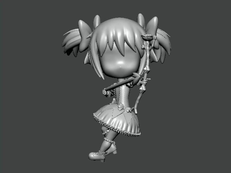 3D Model-CHARACTER0035 girl in dress