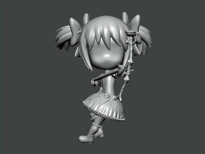 3D Model-CHARACTER0035 girl in dress