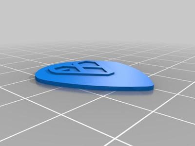 EXO Heart Logo Guitar Pick 