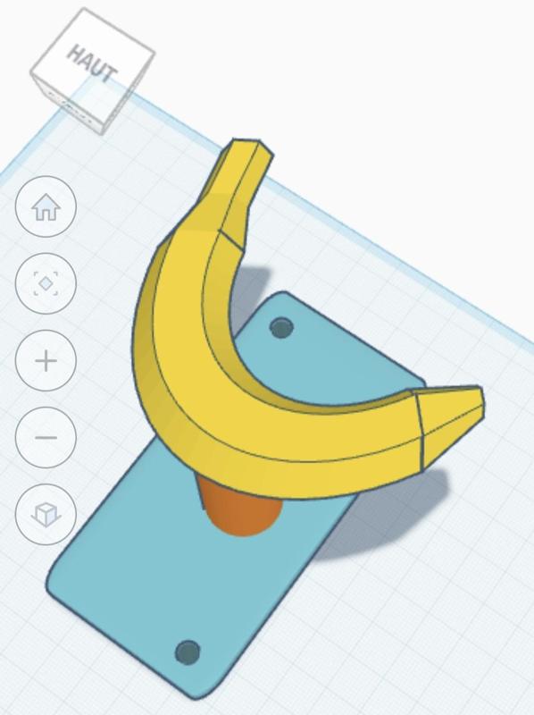 Banana coat hook wall decor